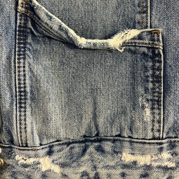 Distressed Denim Jacket from Topshop - Picture 3 of 4